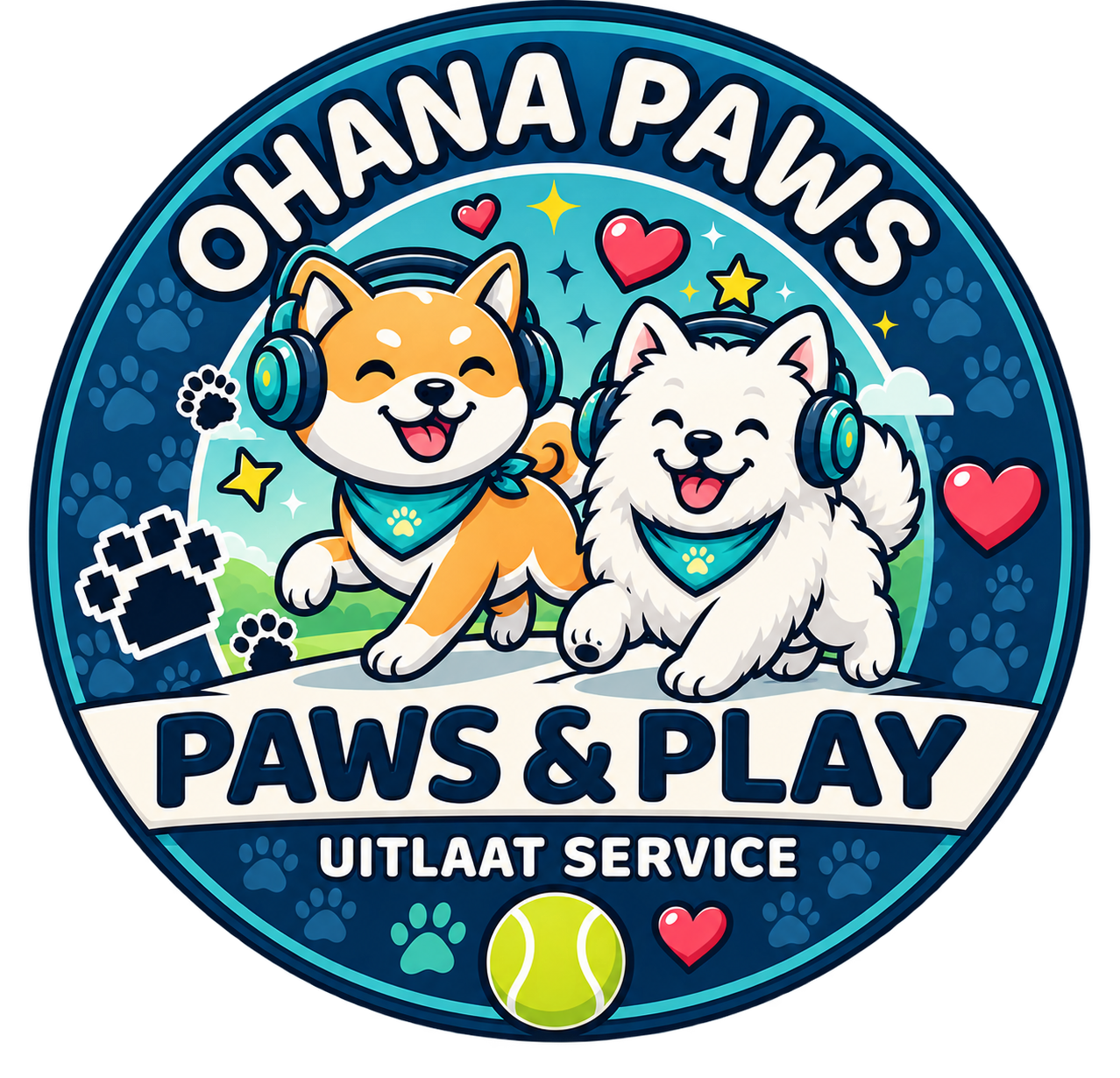 Ohana Paws Paws & Play Uitlaat Service